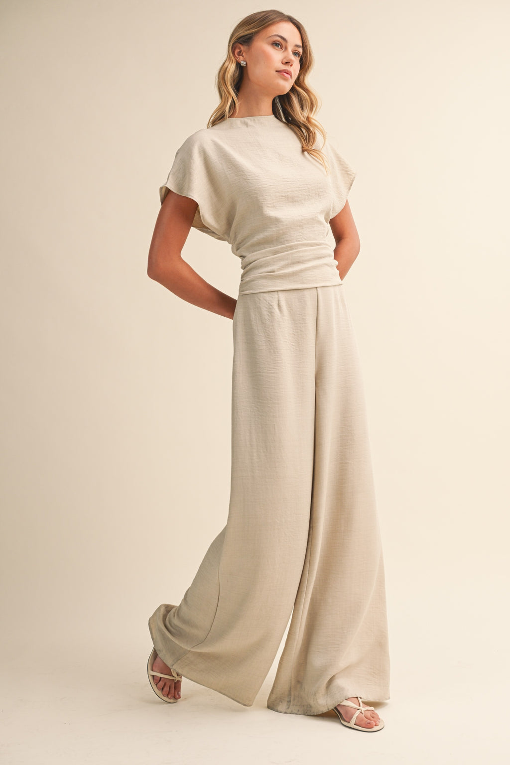 Sutton Ruched Jumpsuit