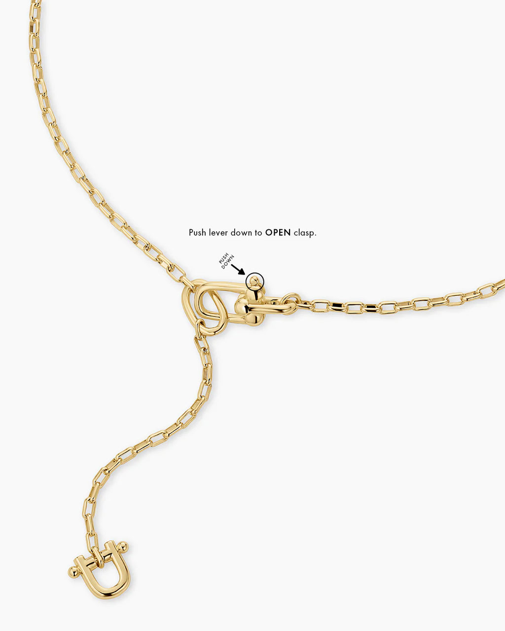 Gorjana Atlas Delicate Lariat (Gold)