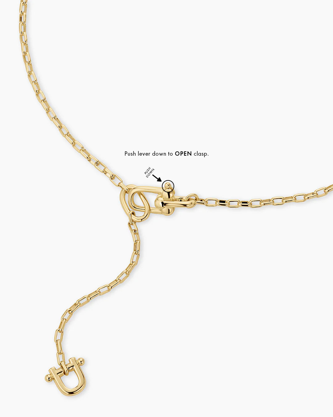 Gorjana Atlas Delicate Lariat (Gold)