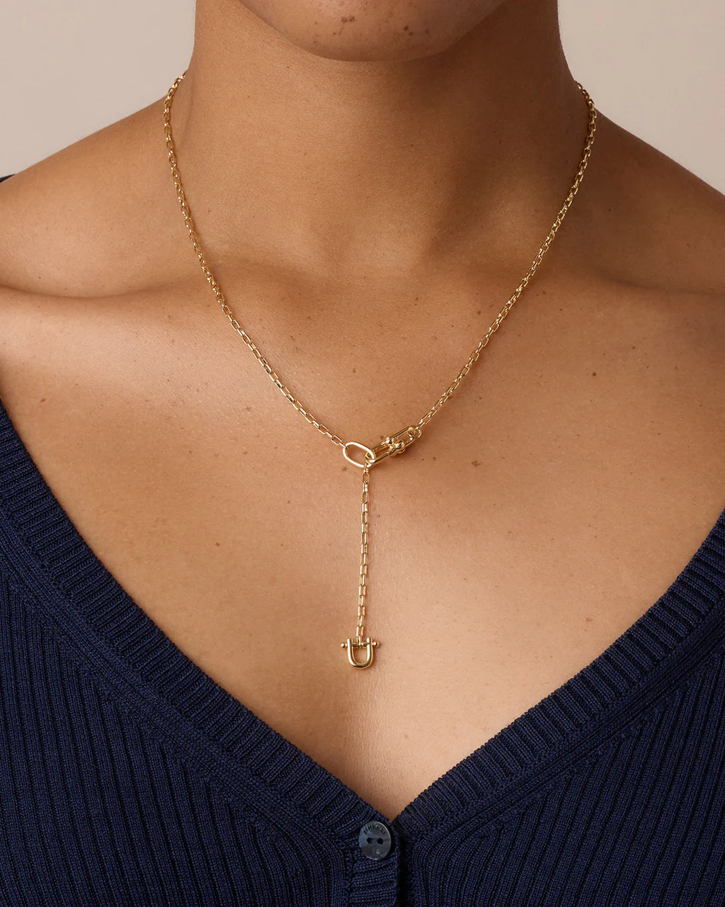 Gorjana Atlas Delicate Lariat (Gold)