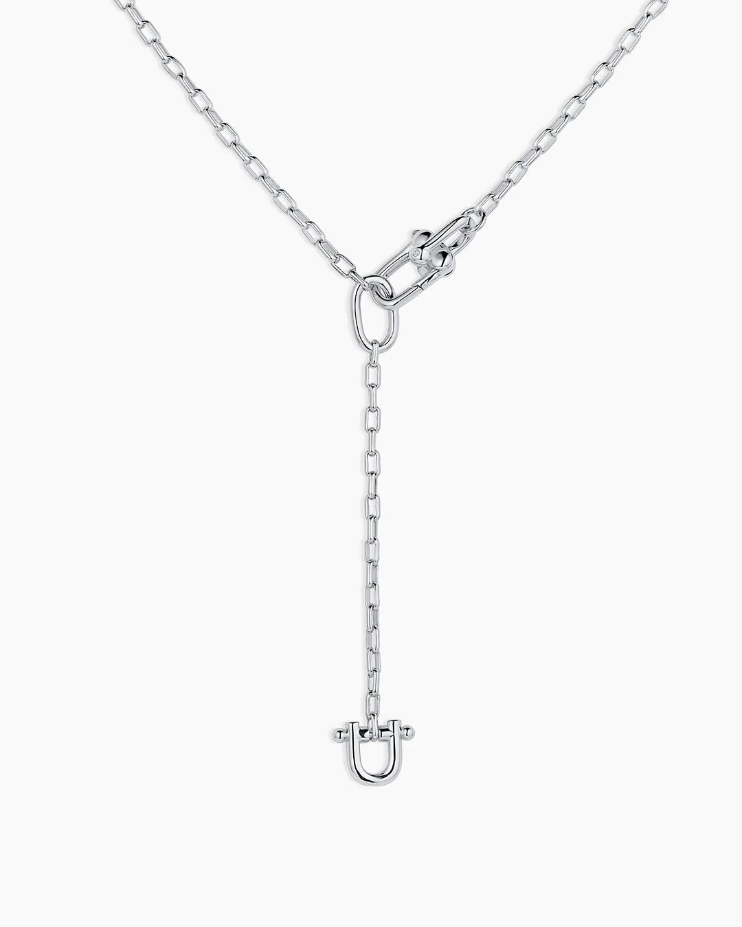 Gorjana Atlas Delicate Lariat (Silver) Main image
