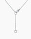 Gorjana Atlas Delicate Lariat (Silver)
