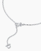 Gorjana Atlas Delicate Lariat (Silver)