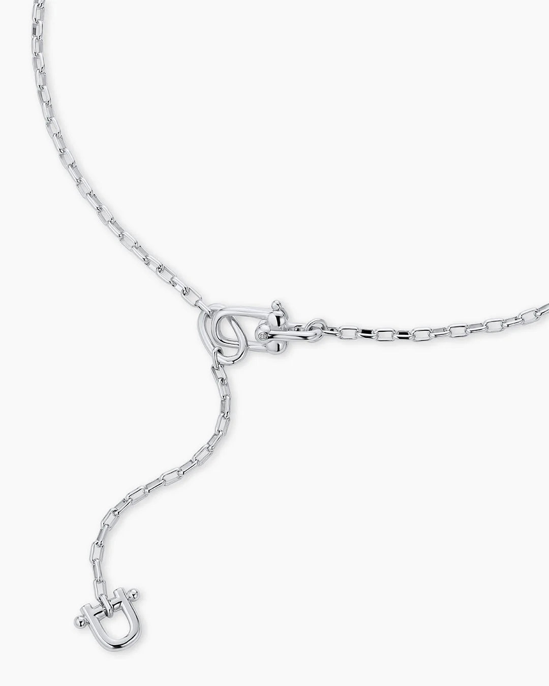 Gorjana Atlas Delicate Lariat (Silver)