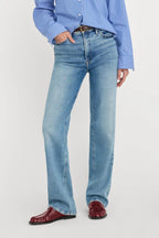 Good American Soft Tech Good True Straight Jeans
