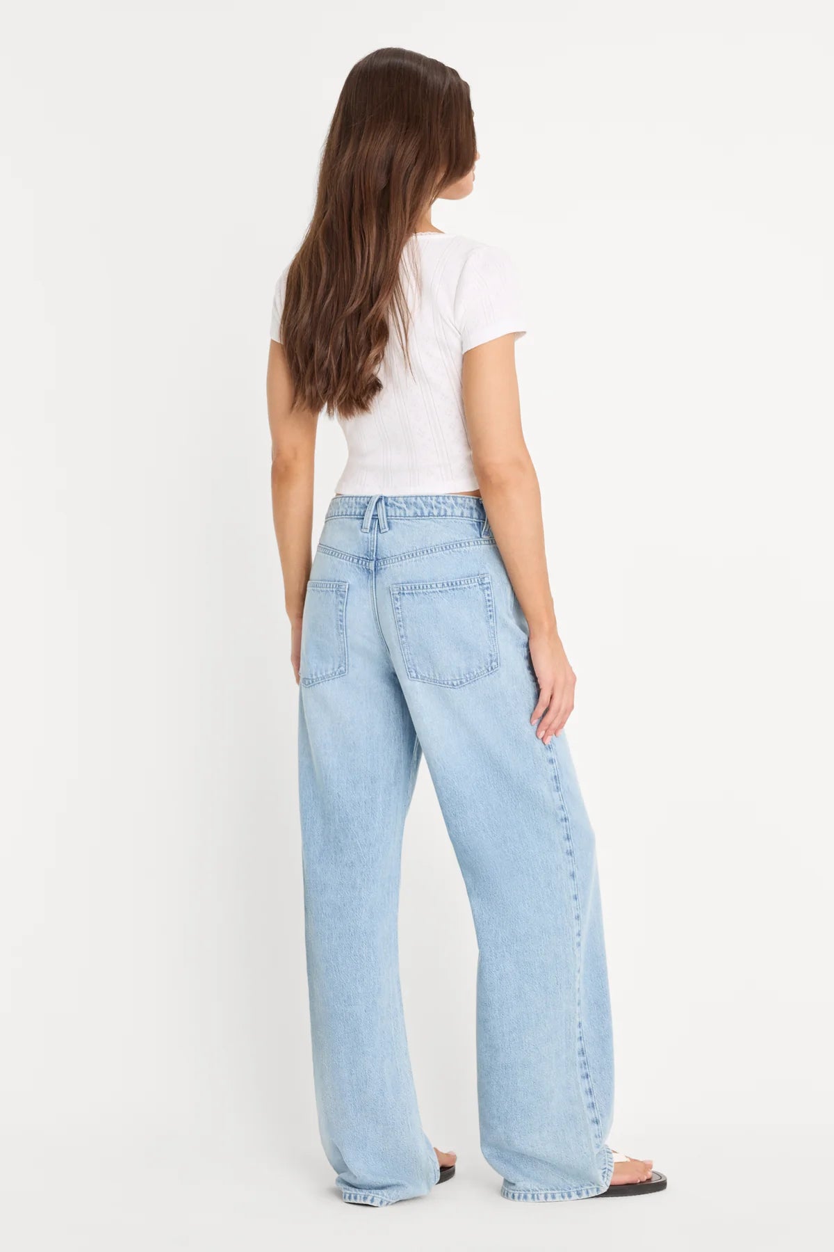 Good American Weightless Wide Jeans