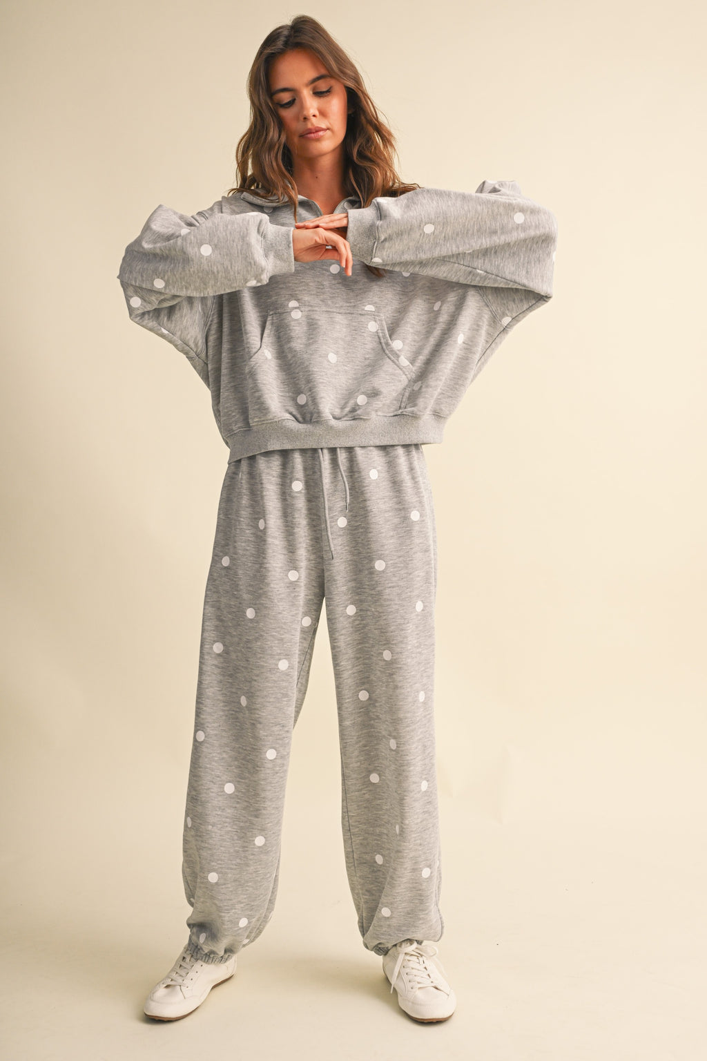 Polka Dot Grey Set