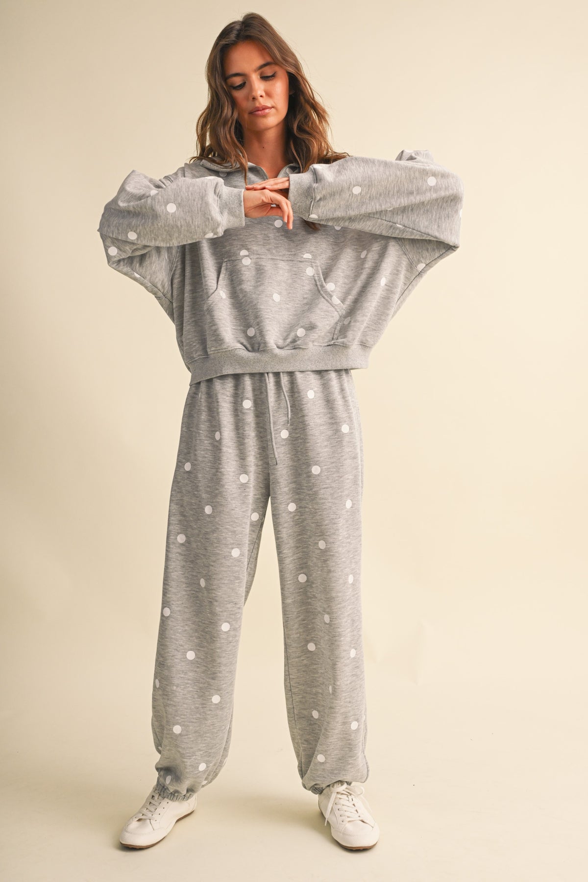Polka Dot Grey Set