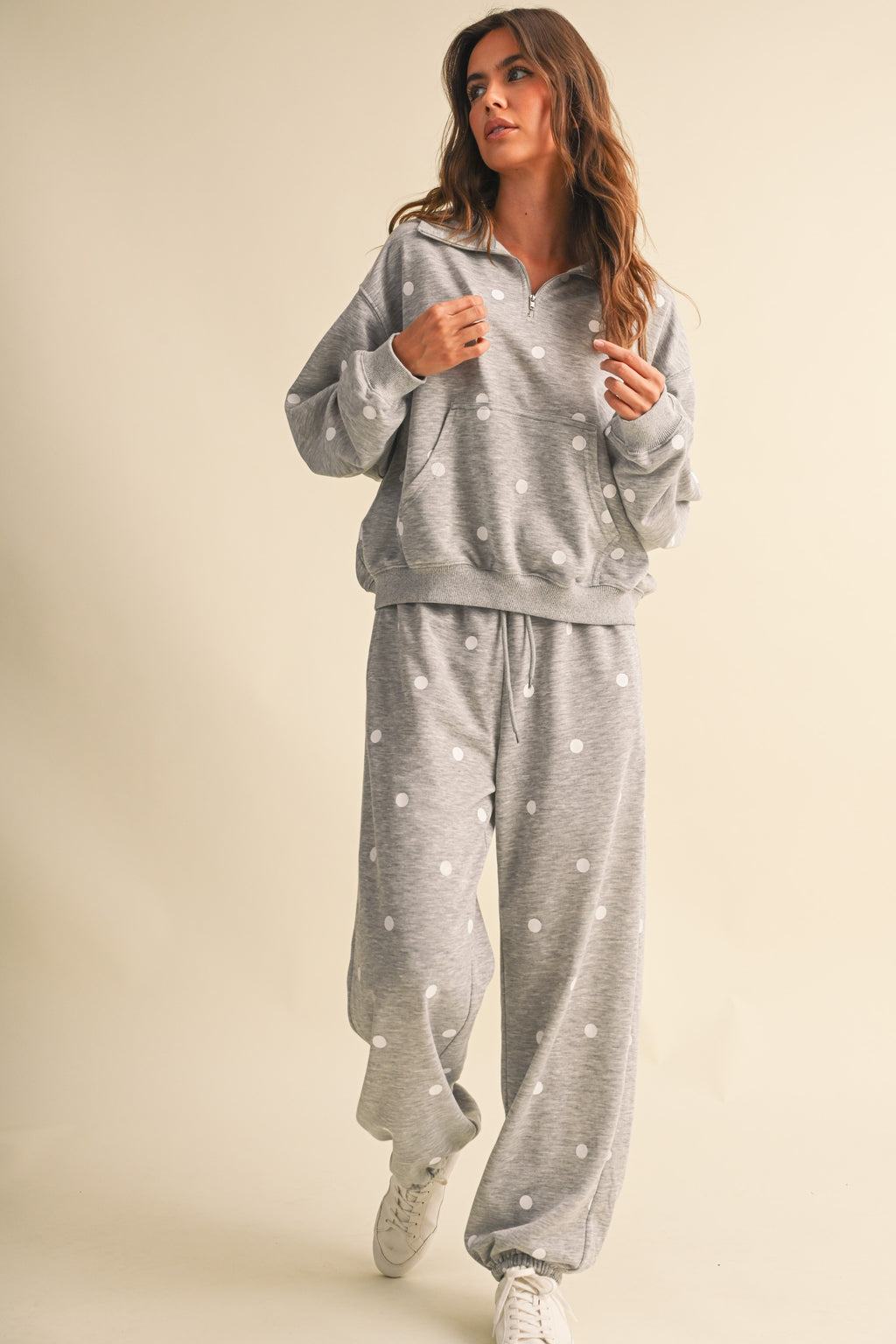 Polka Dot Grey Set
