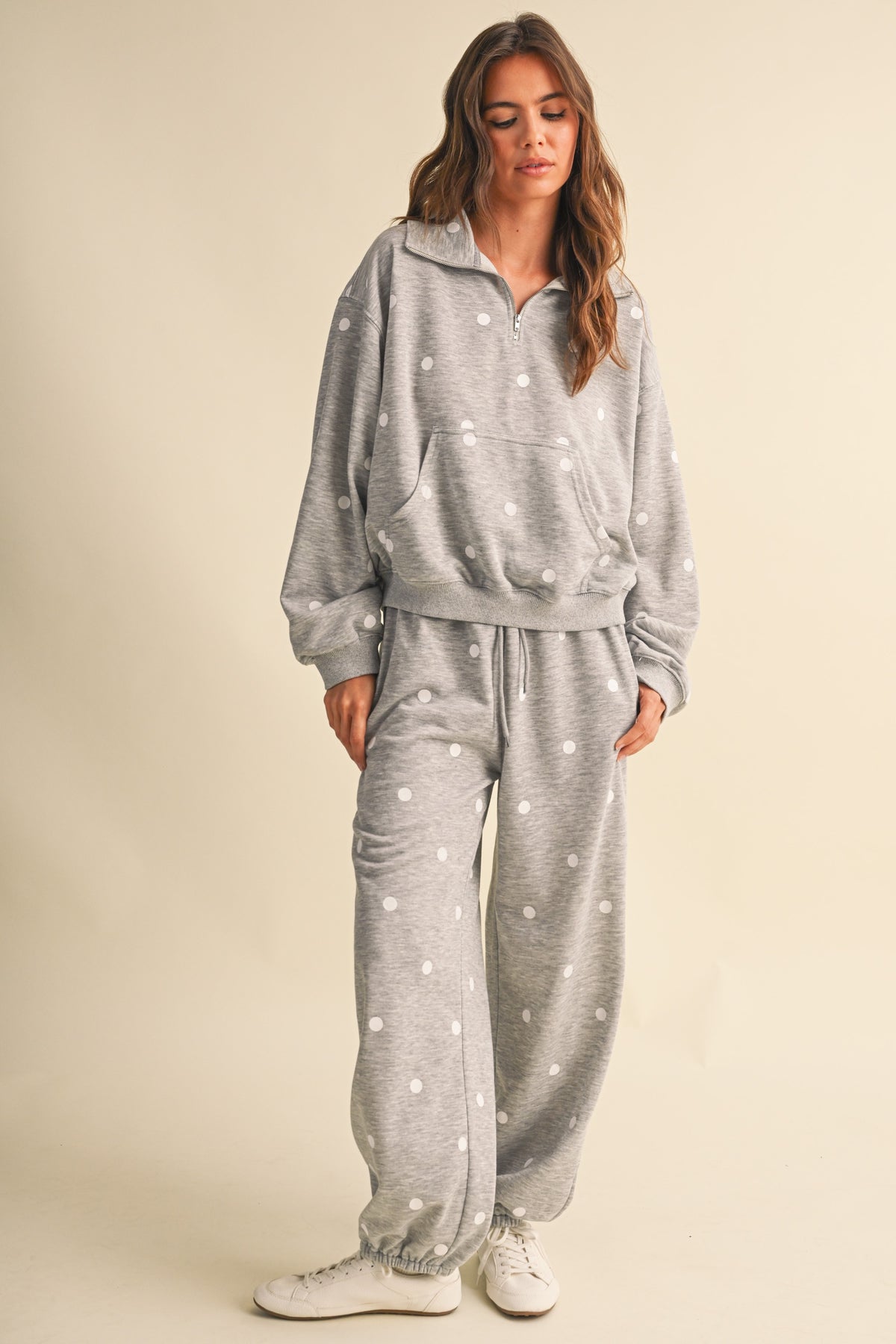 Polka Dot Grey Set