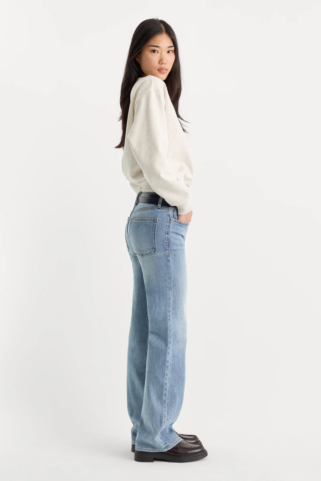 Good American Vintage Low Loose Jeans (Mesa)