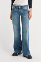 Good American Vintage Low Loose Jeans (Troubled Water)