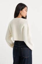 Good American The Chunky Knit Cardigan