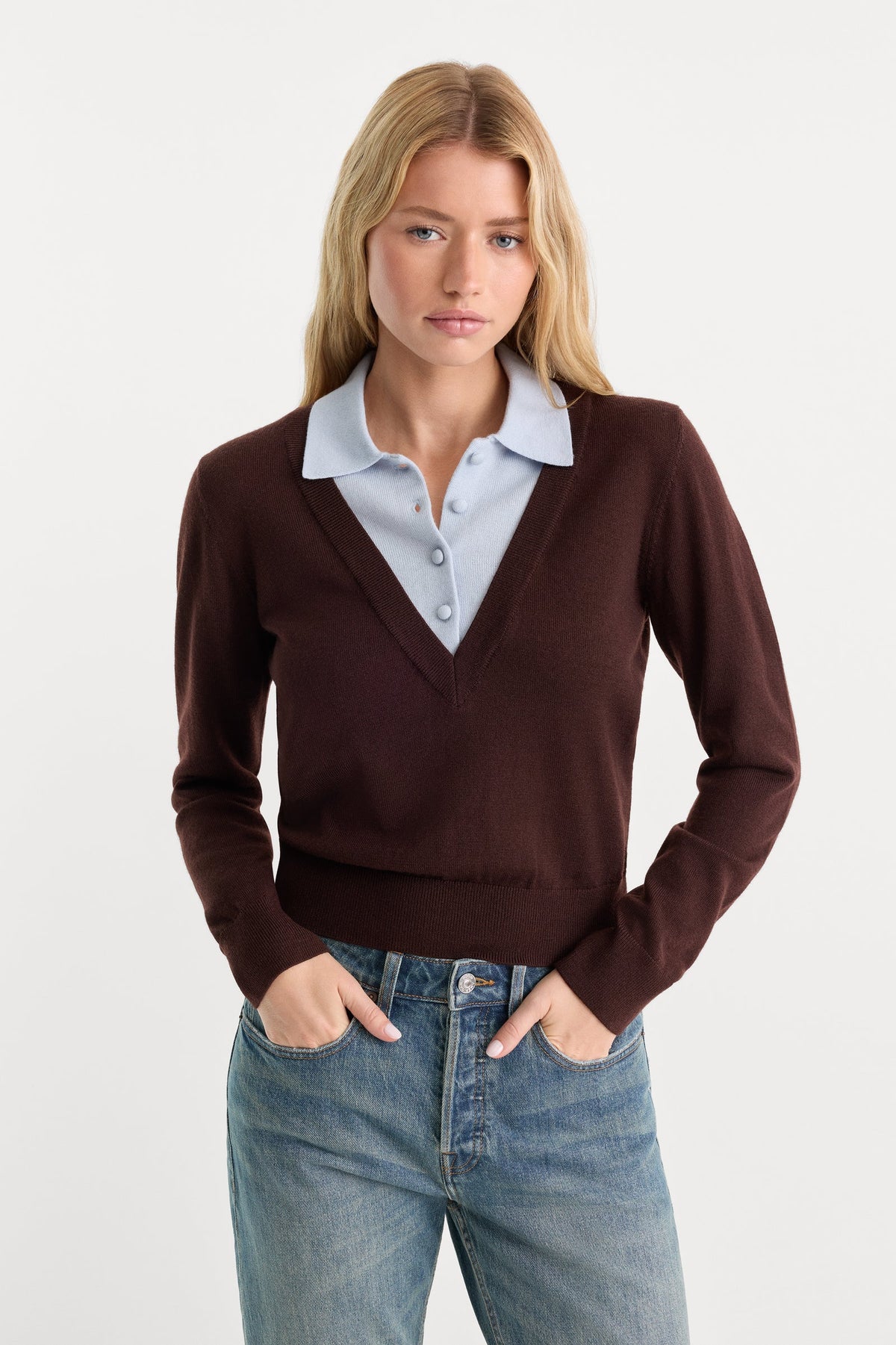 Good American Two In One Sweater Main image