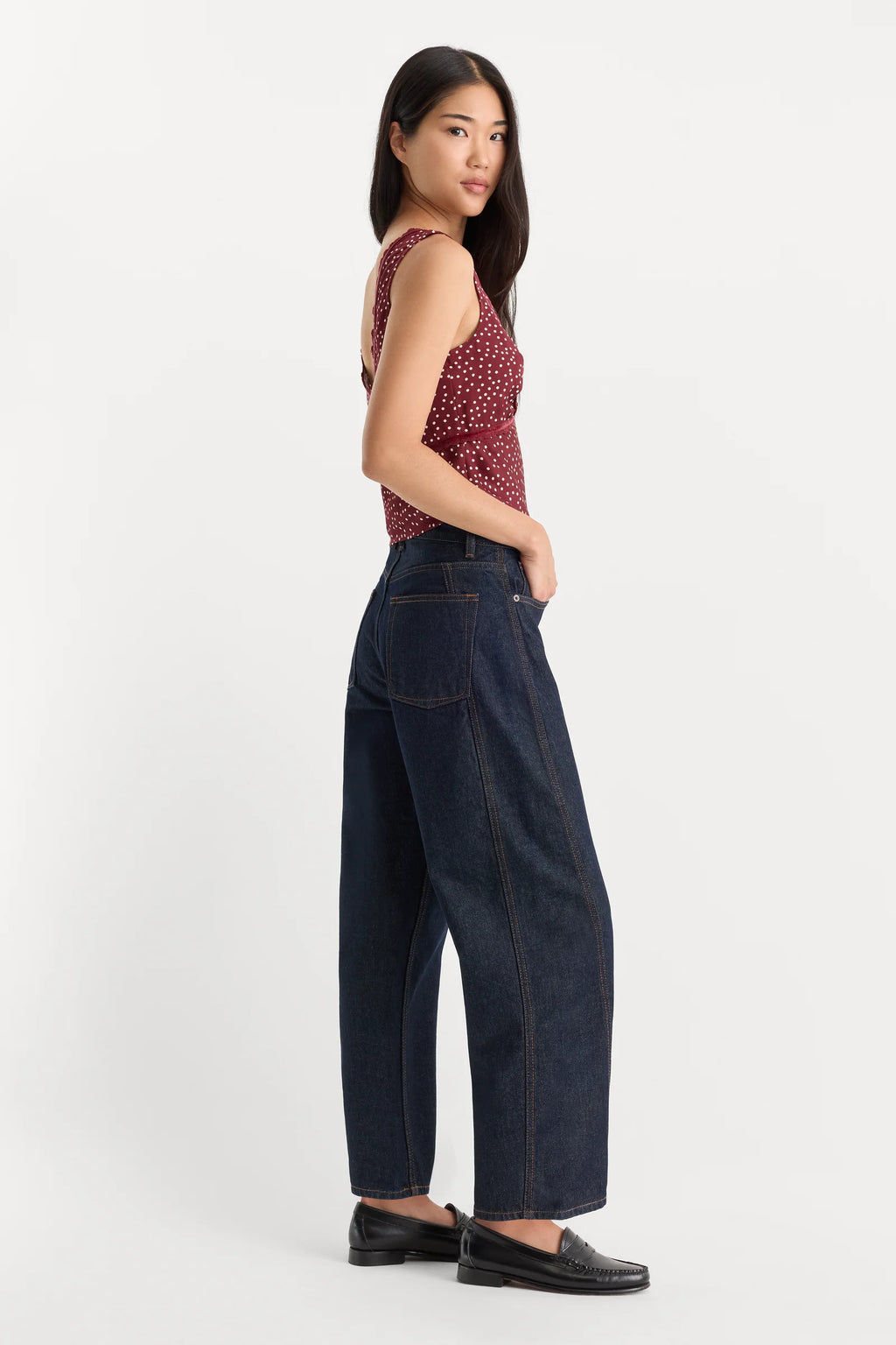 Good American Vintage Barrel Ankle Jeans