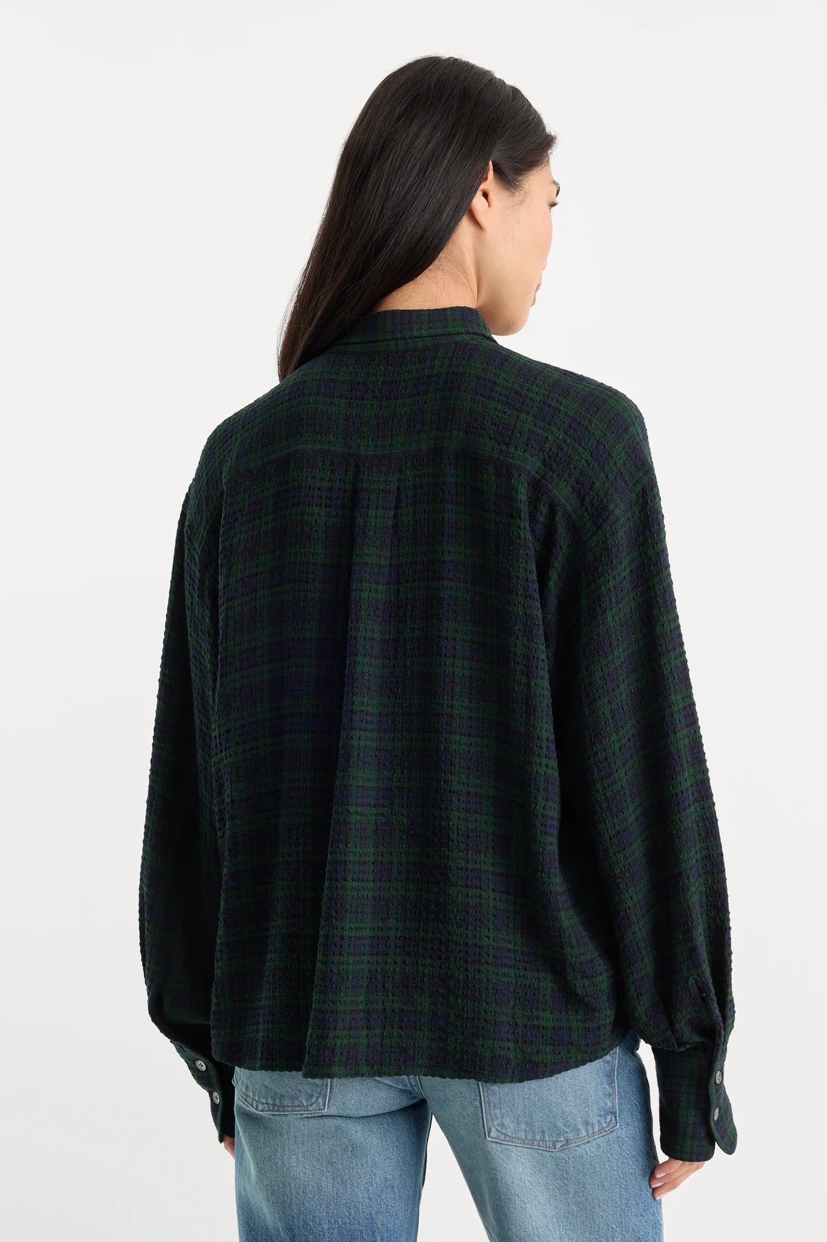 Good American The Crinkle Easy Shirt