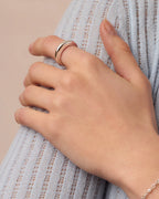 Gorjana Lou Stacking Ring (Silver)