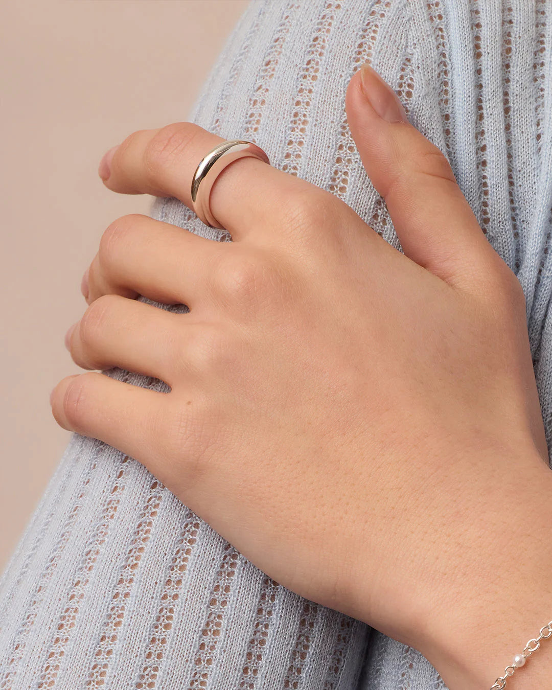 Gorjana Lou Stacking Ring (Silver)