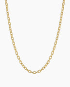 Gorjana Crew Mini Link Necklace (Gold)