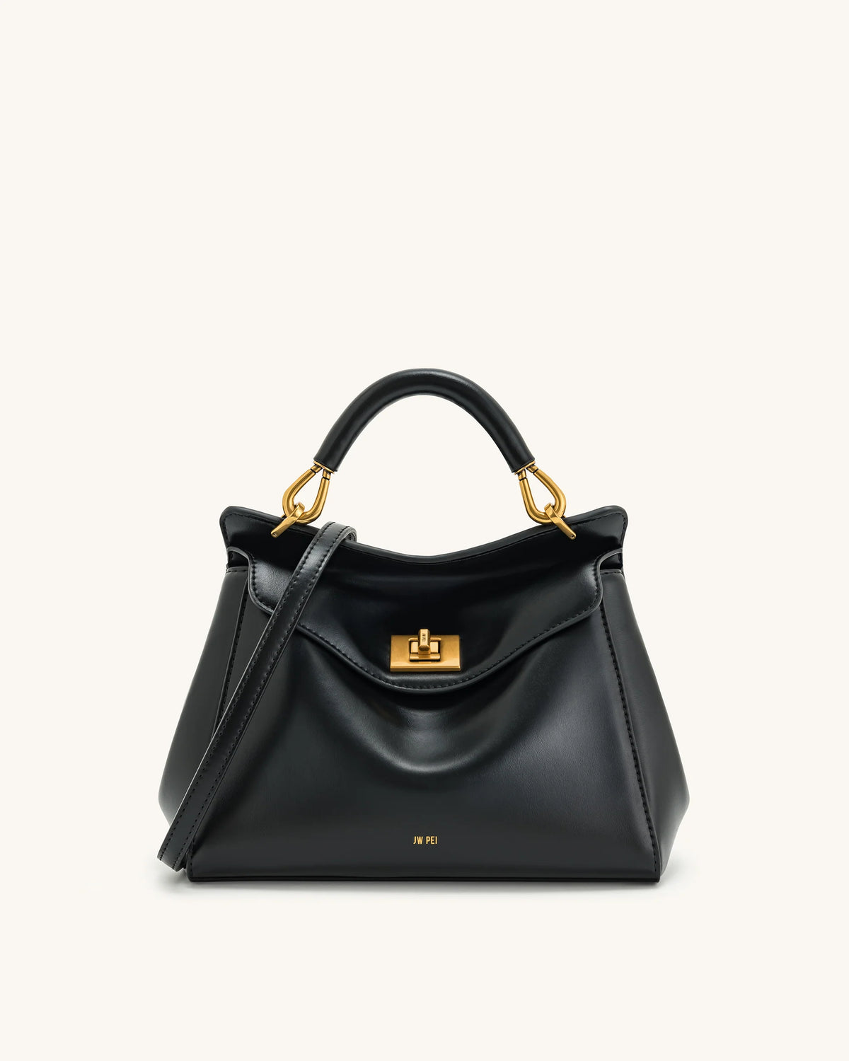 JW PEI Lucia Classic Top Handbag (Black)