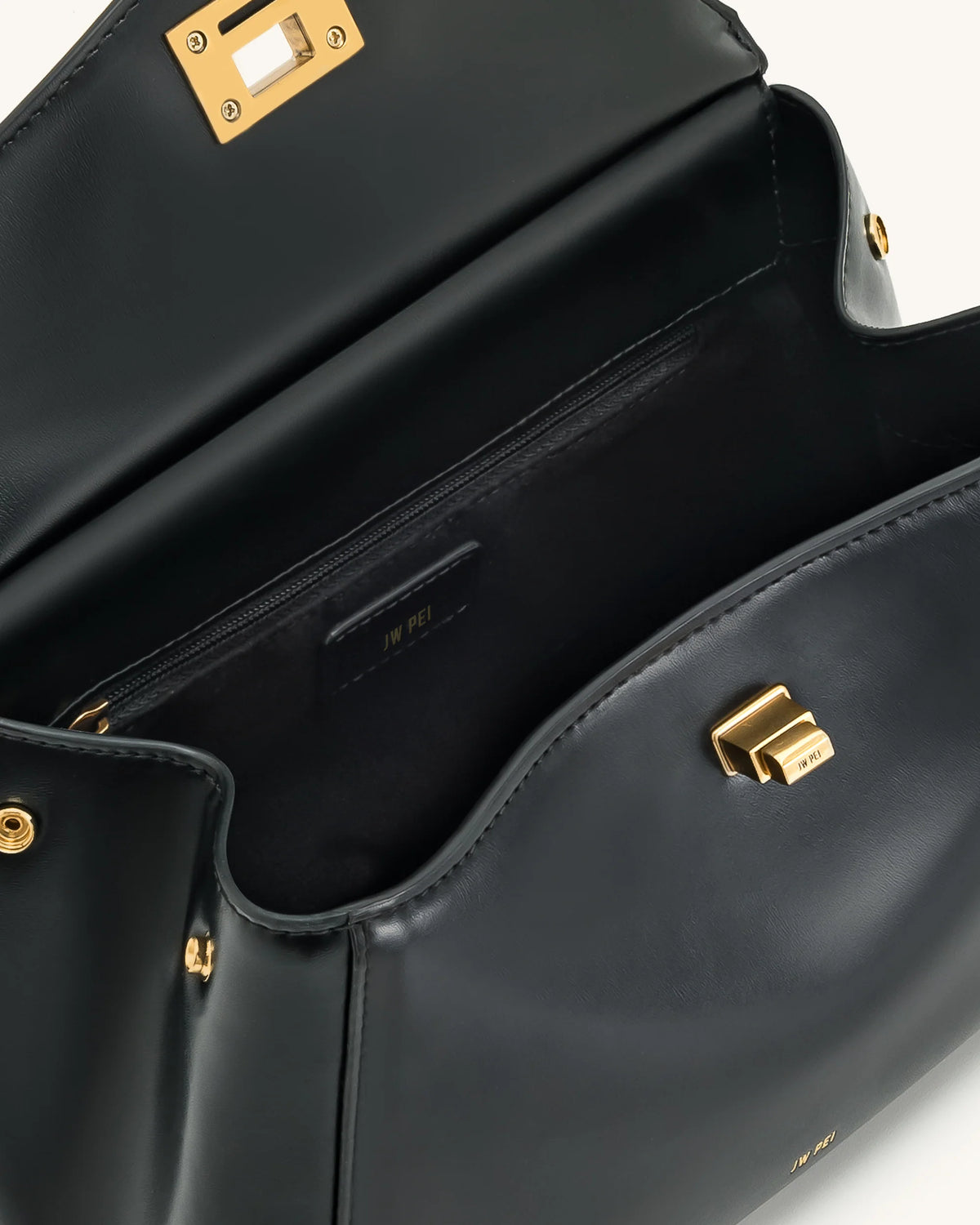 JW PEI Lucia Classic Top Handbag (Black)
