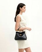JW PEI Lucia Classic Top Handbag (Black)