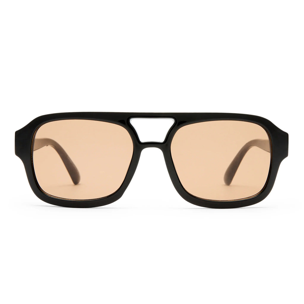 Aire Aquarius Sunglasses (Black/Tan Tint)