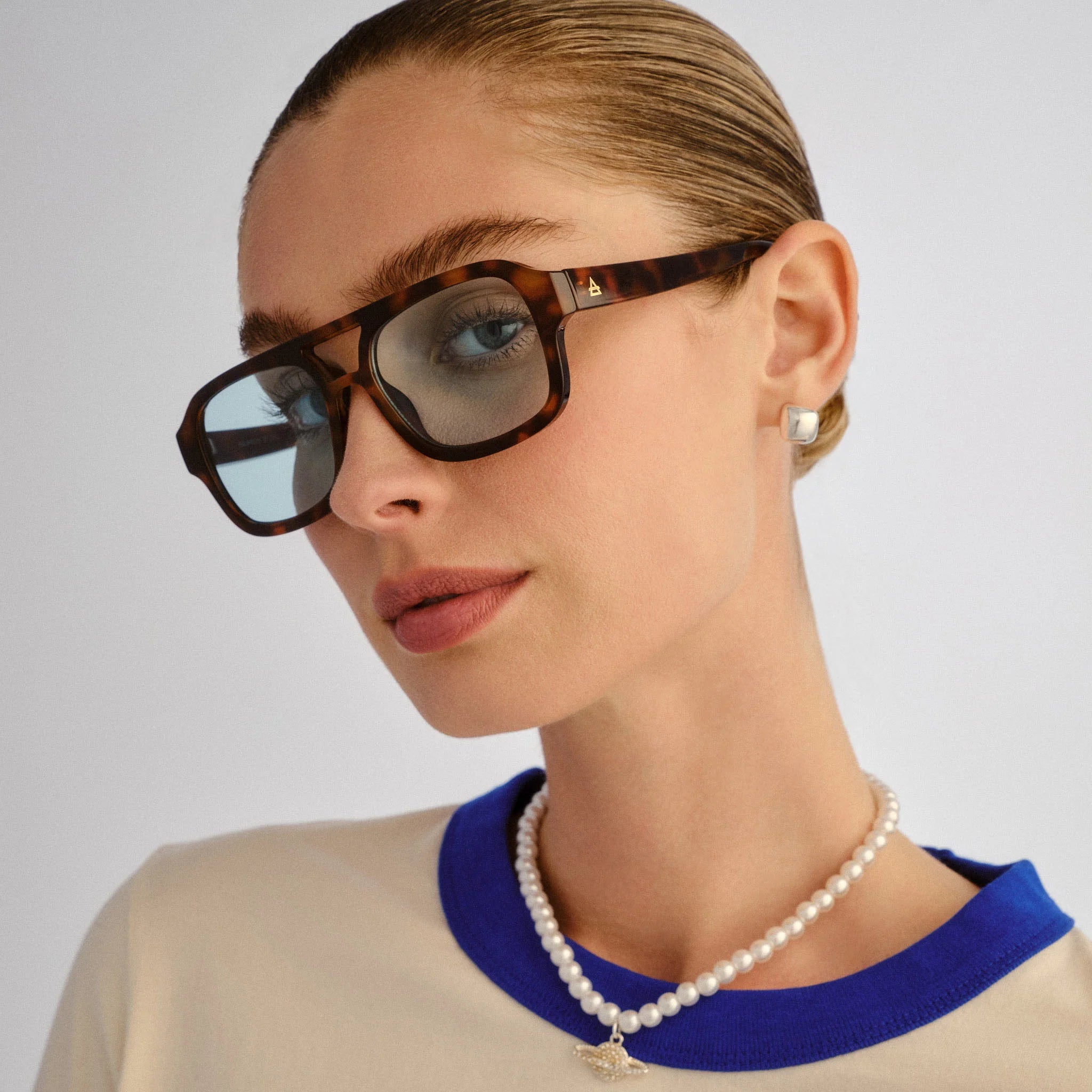Aire Aquarius Sunglasses (Havana/ Turquoise Tint)