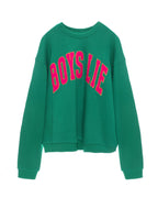 Boys Lie Lean Green Kara Crewneck