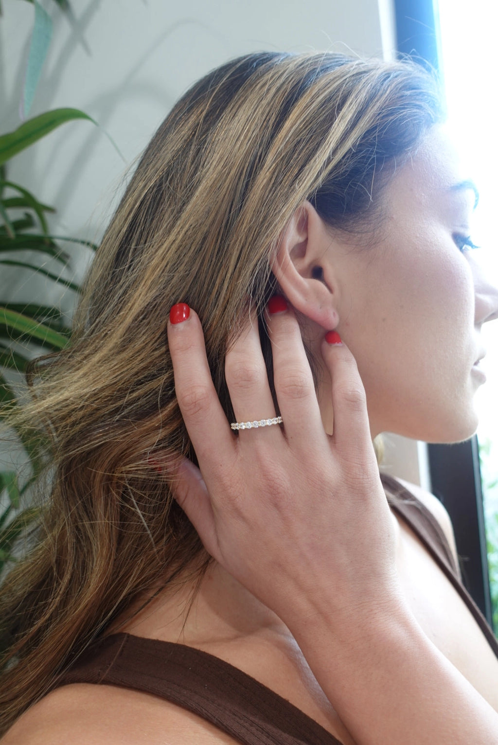 Sahira Round Cut Band (Gold)