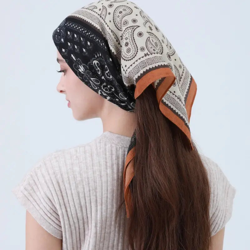 Bohemian Vintage Patchwork Paisley Bandana