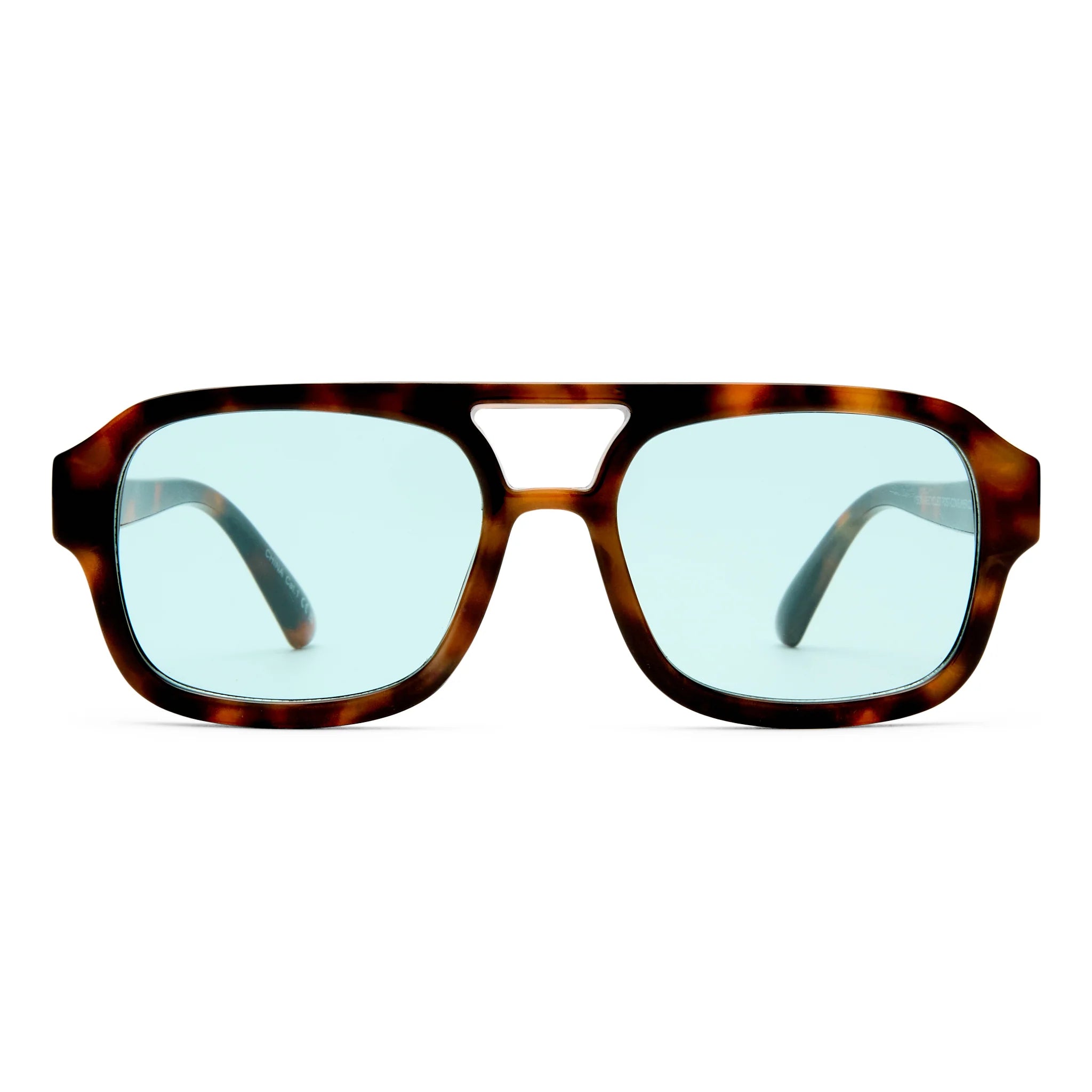 Aire Aquarius Sunglasses (Havana/ Turquoise Tint) Main image