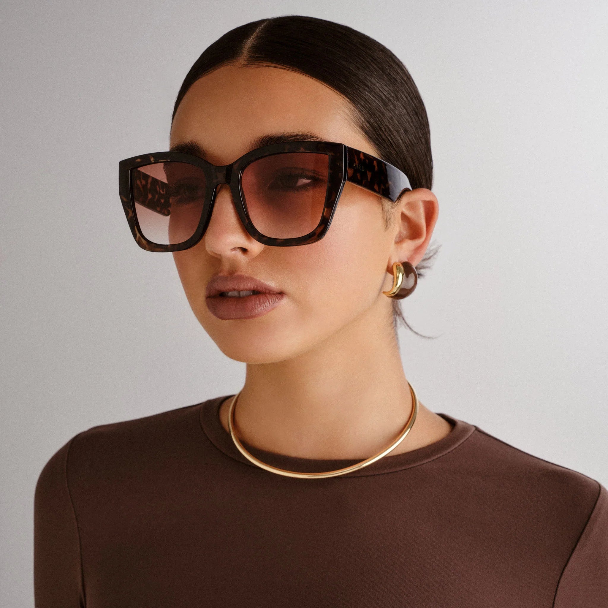 Aire Haedus Sunglasses (Rose Tort/ Warm Smoke Grad)