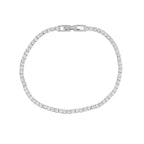 Sahira Annie Dainty Tennis Bracelet - Silver