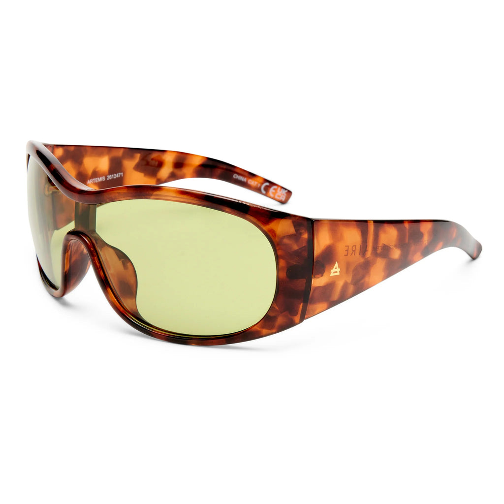 Aire Artemis Sunglasses (Dark Tort/Moss Tint)
