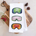 Ski Goggles Tea Towel