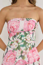 Peony Garden Midi Dress