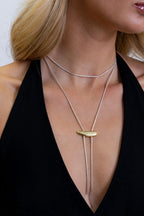 Sahira Western Bolo Necklace (Gold)
