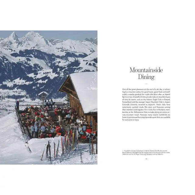 Après Ski Coffee Table Book
