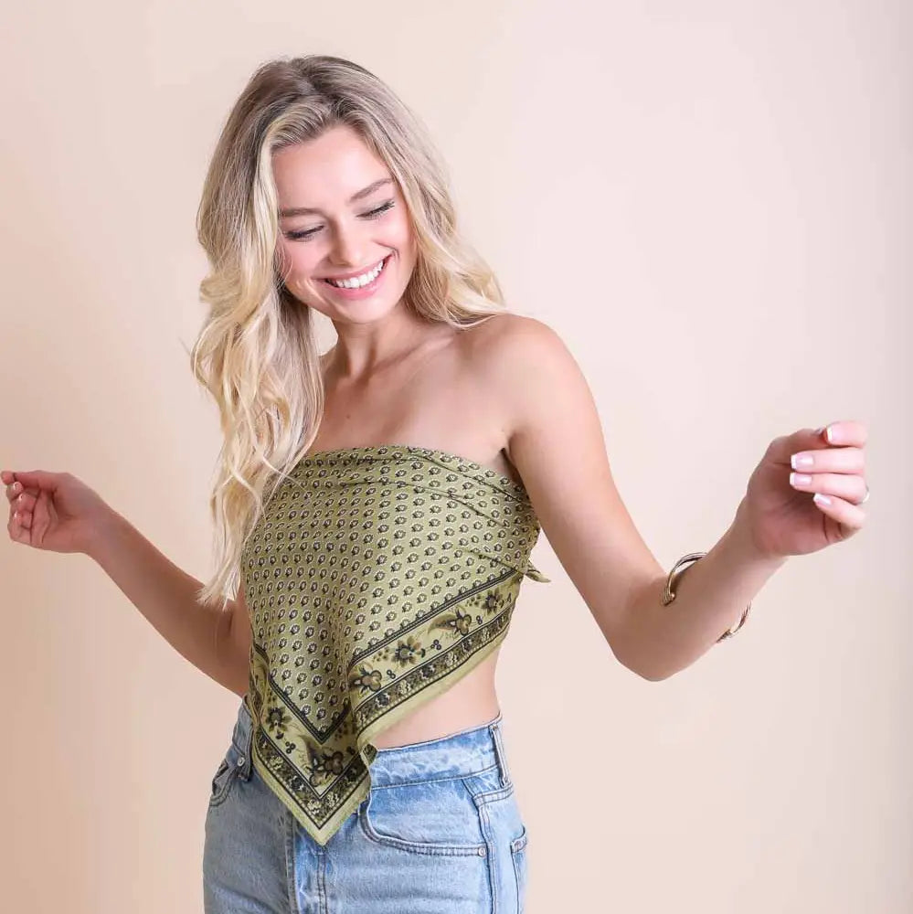 Oversized Cotton Bandana Scarf
