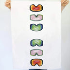 Ski Goggles Tea Towel