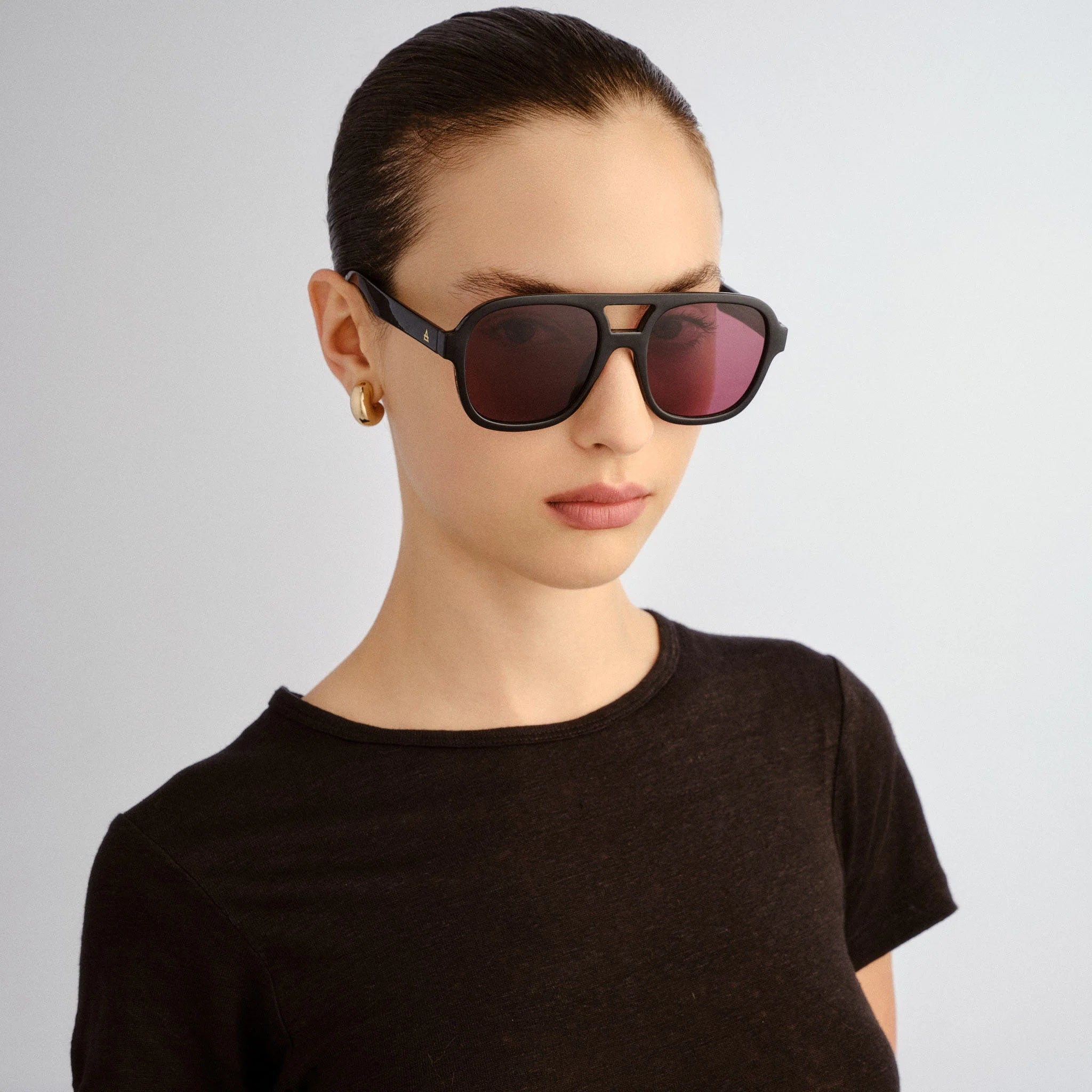 Aire Whirlpool Sunglasses (Black Rust Tint) Secondary image