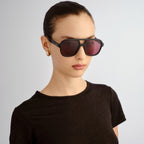 Aire Whirlpool Sunglasses (Black Rust Tint)