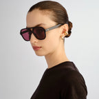 Aire Whirlpool Sunglasses (Black Rust Tint)