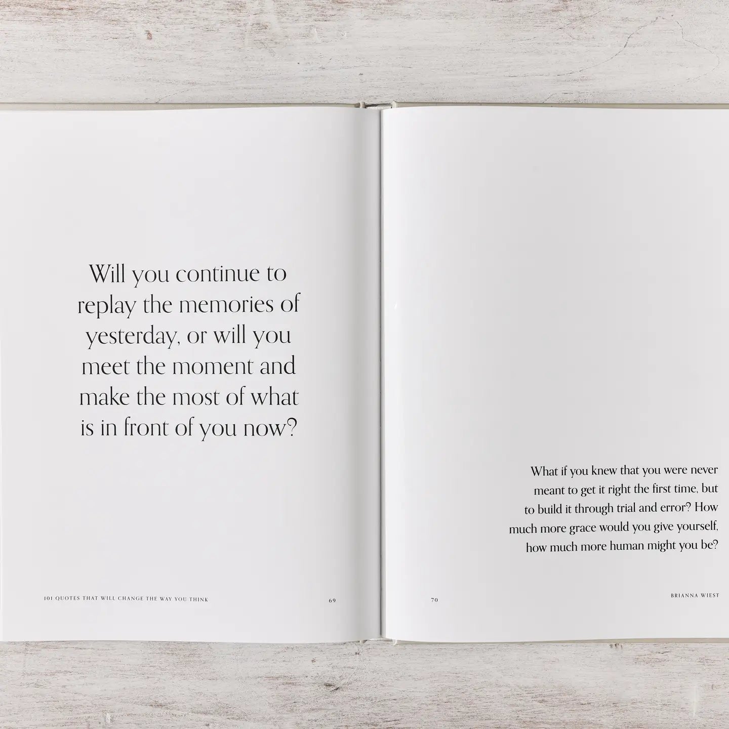 101 Quotes That Will Change The Way You Think Coffee Table Book