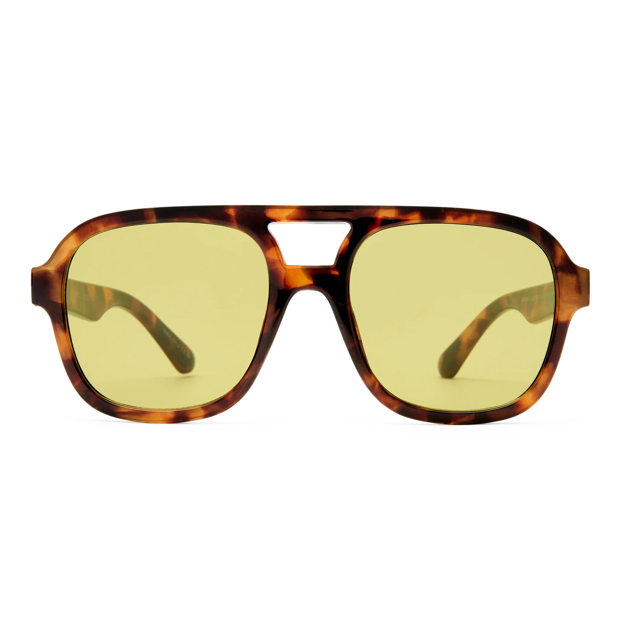 Aire Whirlpool Sunglasses (Dark Tort/Khaki Tint)