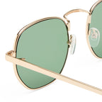 Aire Sagitta Sunglasses (Gold Green Mono)