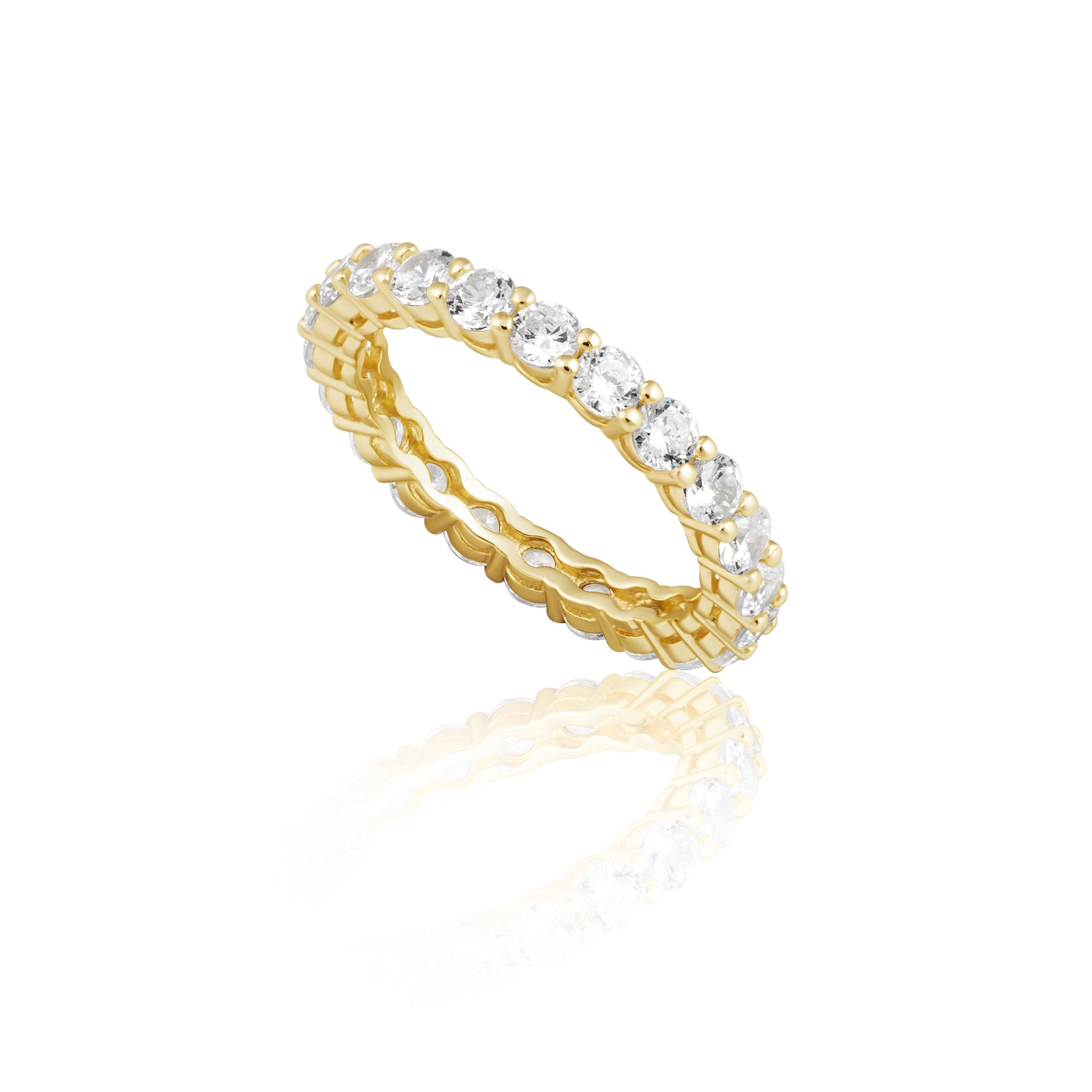 Sahira Round Cut Band (Gold)