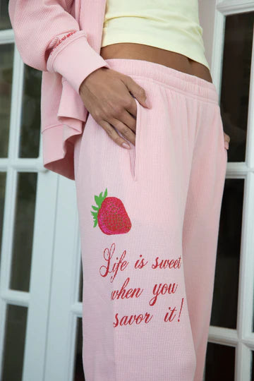 Mayfair Group Life Is Sweet Classic Wide Leg Sweatpants Secondary image