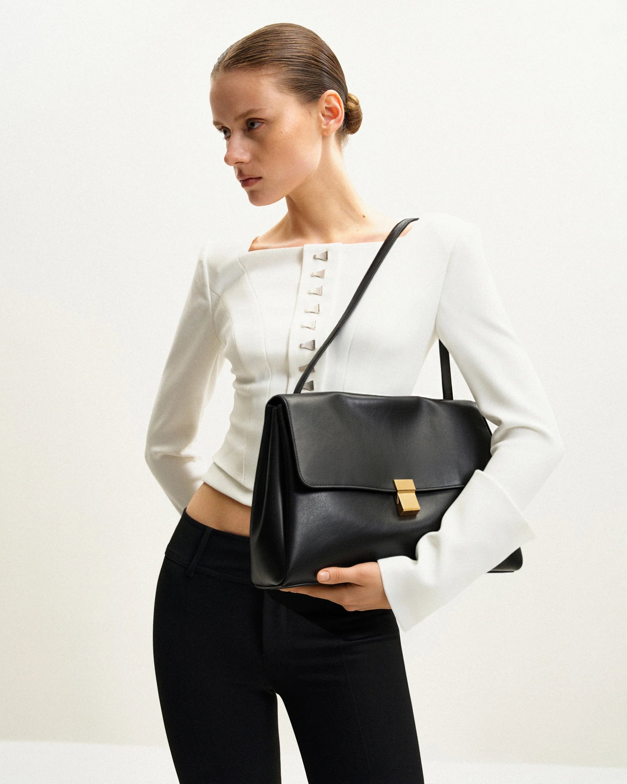 JW Pei Hilary Shoulder Bag (Black) Secondary image